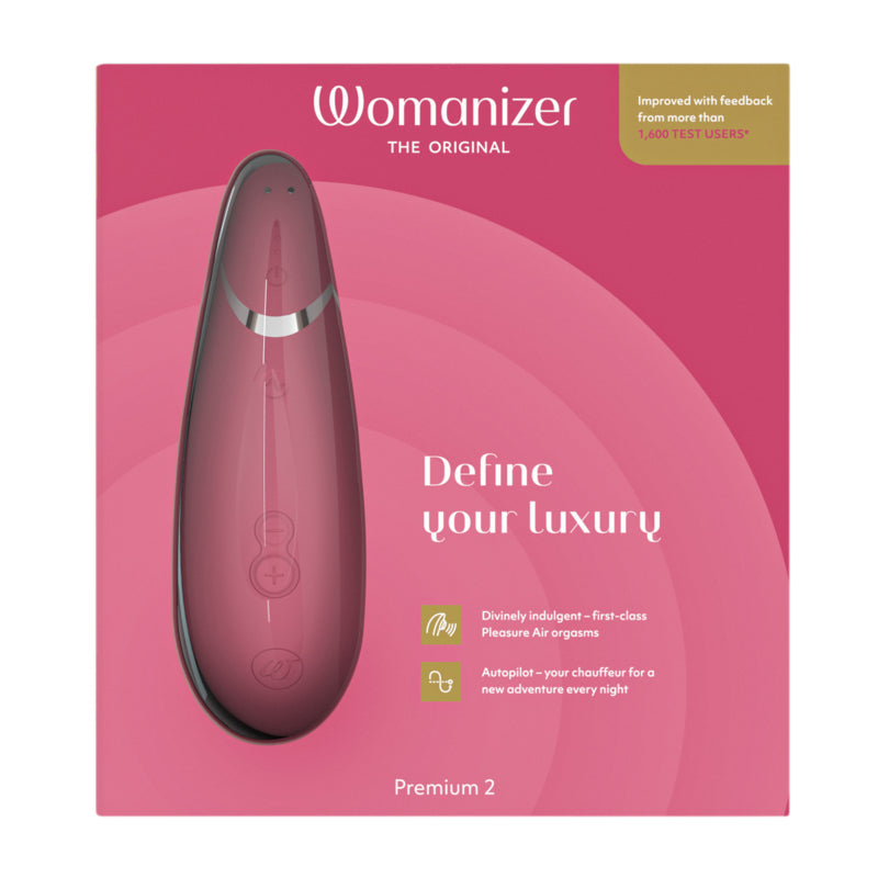 Womanizer Premium 2 Raspberry Tease and Play For Her Him