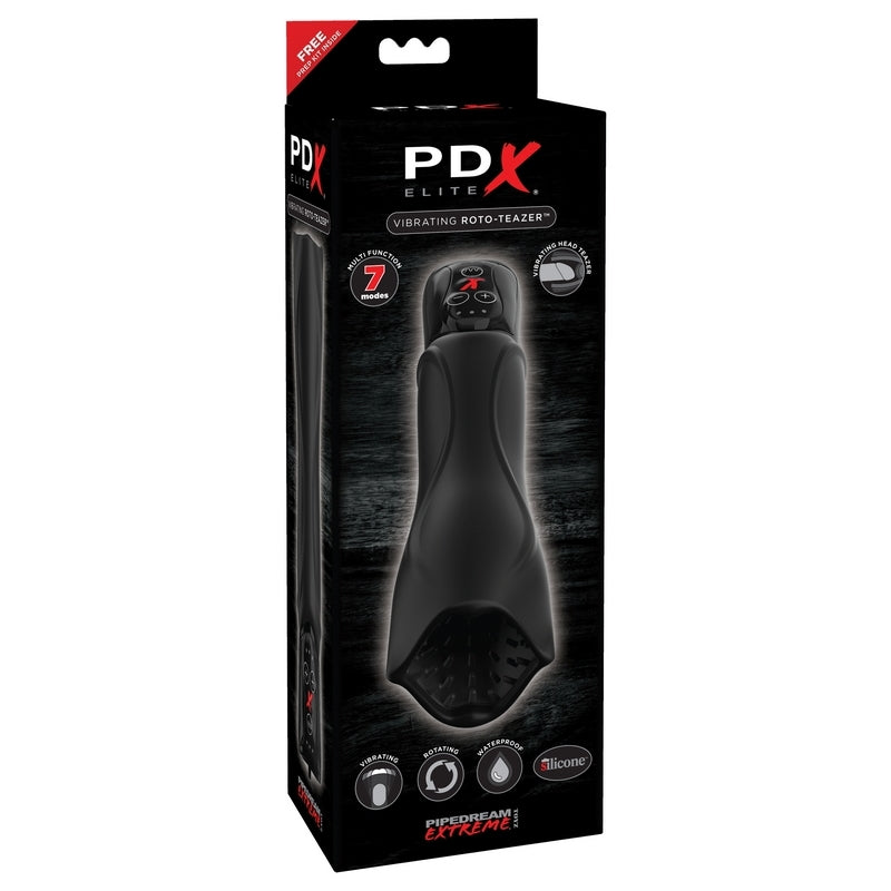 Pipedream Products PDX Elite Vibrating Roto Teazer Tease and