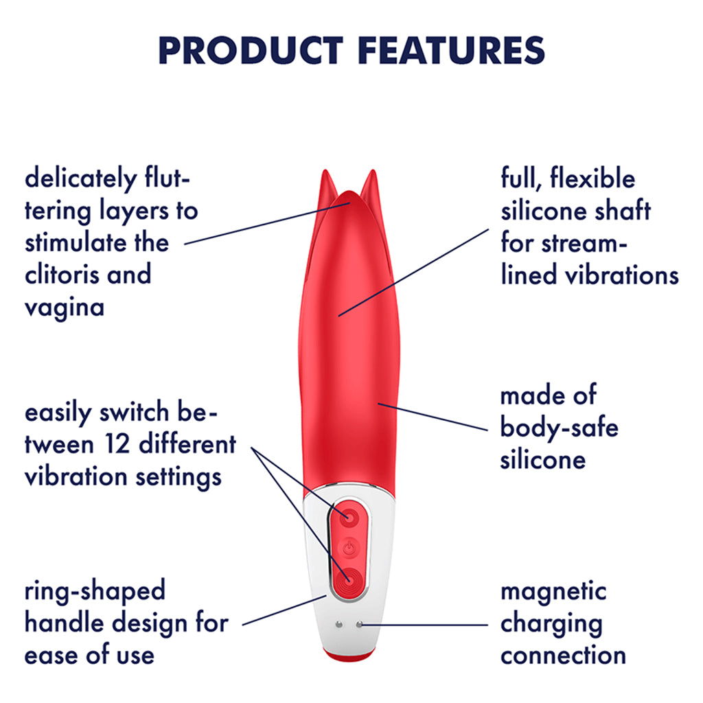 Satisfyer Power Flower - Red