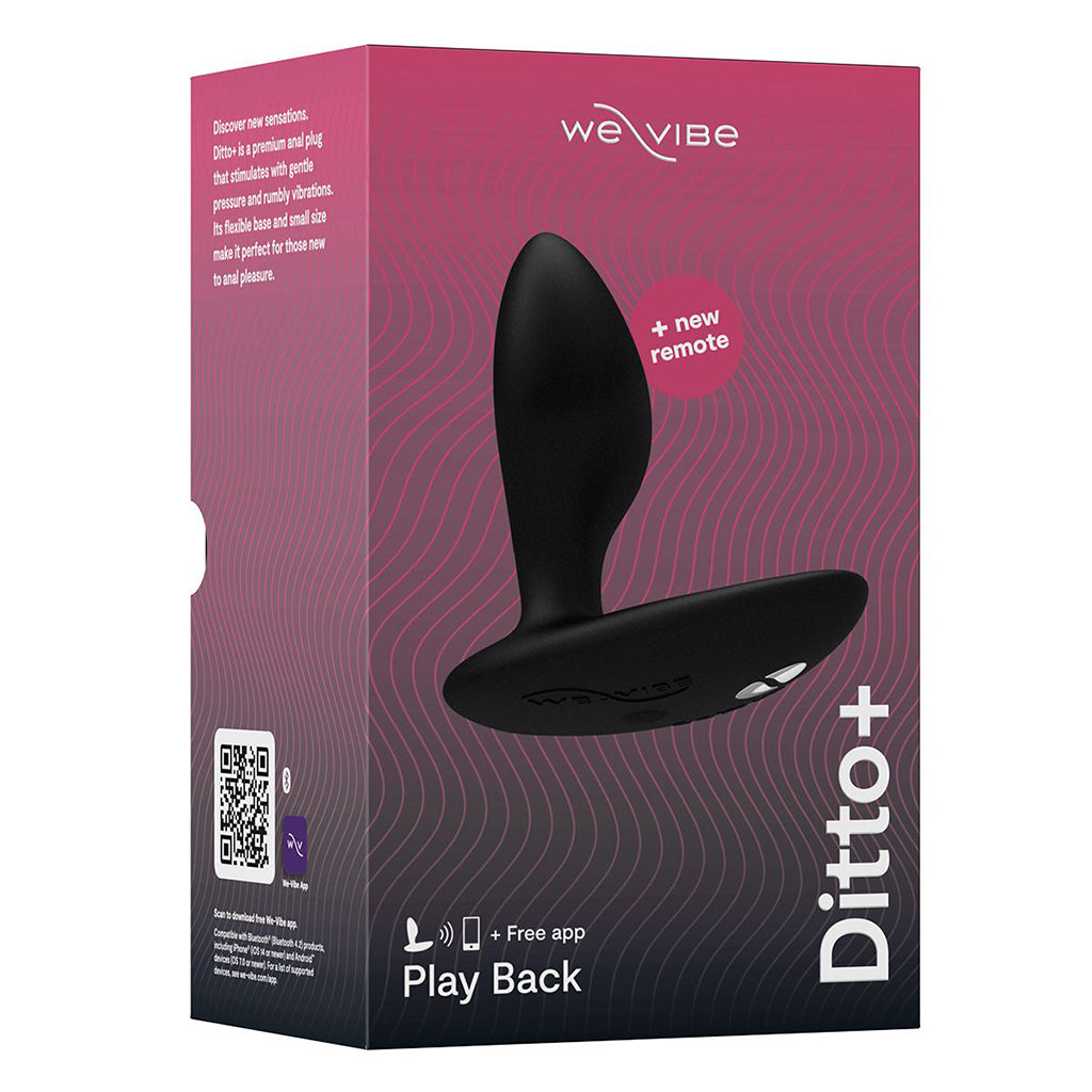 We-Vibe Ditto + Satin Black