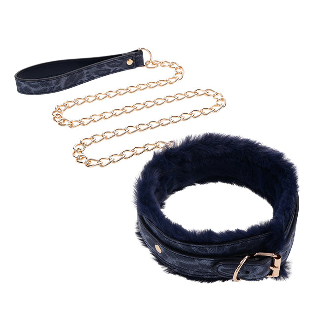 Sex & Mischief Cougar Fur Collar & Leash