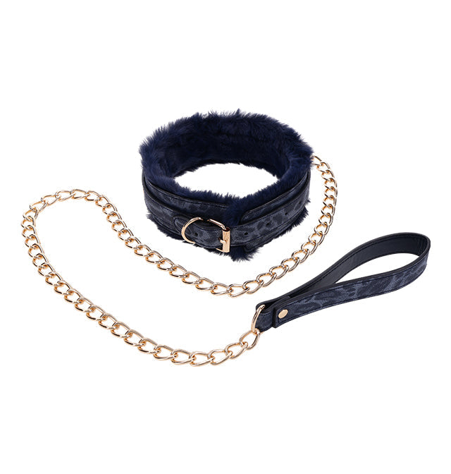 Sex & Mischief Cougar Fur Collar & Leash