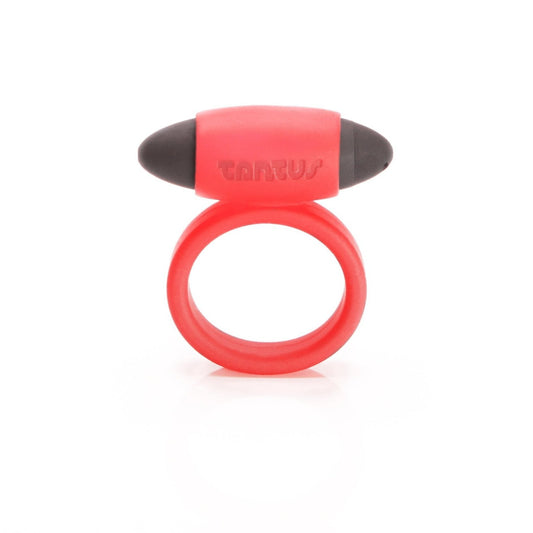 Tantus Vibrating Super Soft Cock Ring Red