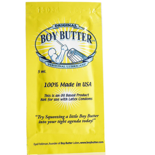 Boy Butter Original Formula Single Use Packet