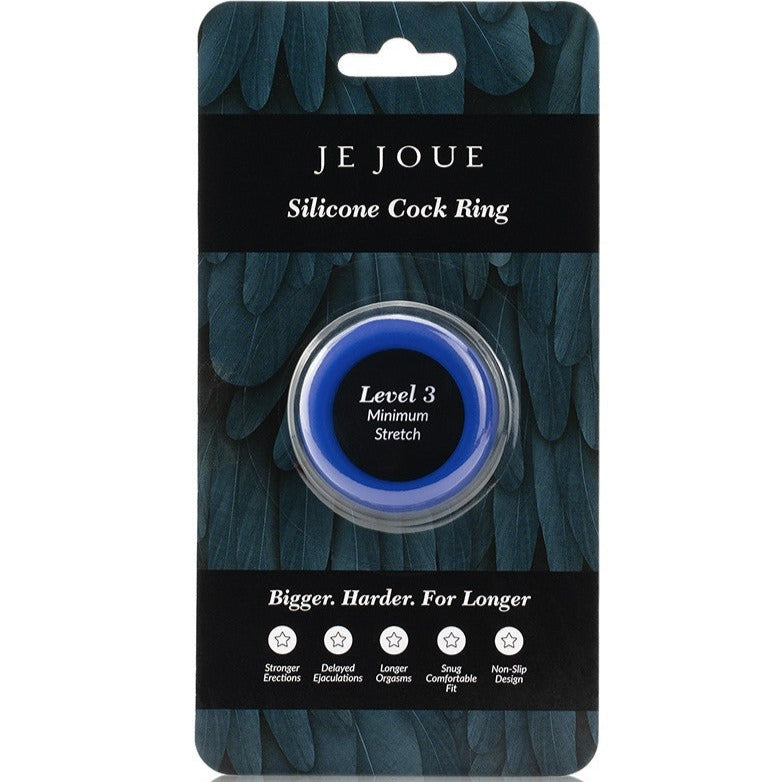 Je Joue - 藍色矽膠 C 形環 - 最小拉伸