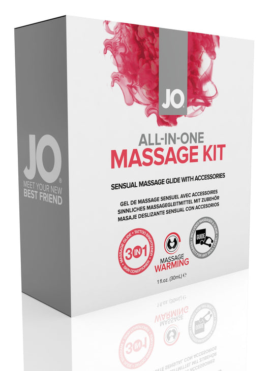 JO All-In-One Massage Glide Kit - 暖身 - 禮品套裝 1 floz / 30 mL