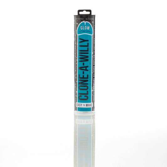 Vibrating Clone-A-Willy Glow in the Dark Blue