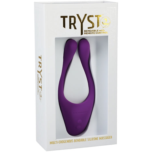 Doc Johnson Tryst V2  Bendable with Remote  Purple