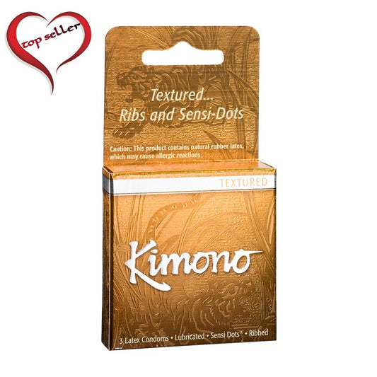 Kimono Textured Condom 3 Pack