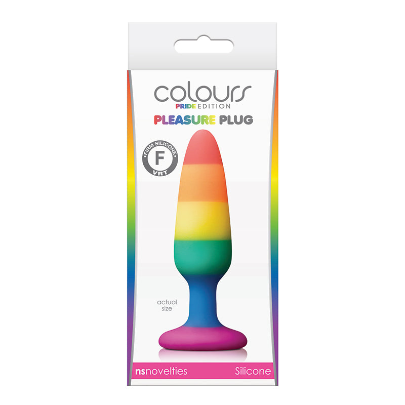 NS Novelties Colours Pride Edition  Pleasure Plug Small Rainbow