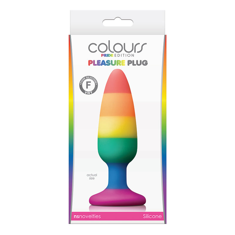 NS Novelties Colours Pride Edition Pleasure Plug Medium Rainbow