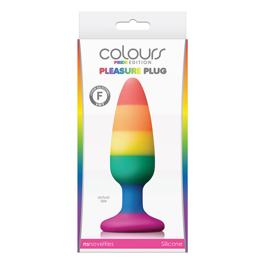 NS Novelties Colours Pride Edition Pleasure Plug Medium Rainbow