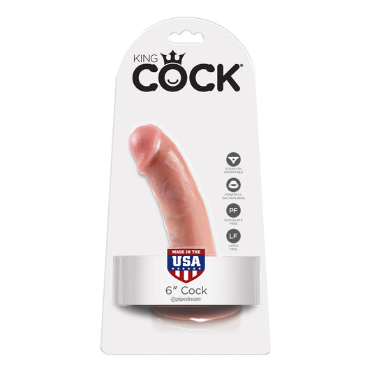 Pipedream Products King Cock 6" Cock Biege