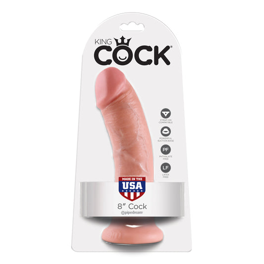 Pipedream Products King Cock 8" Cock Biege