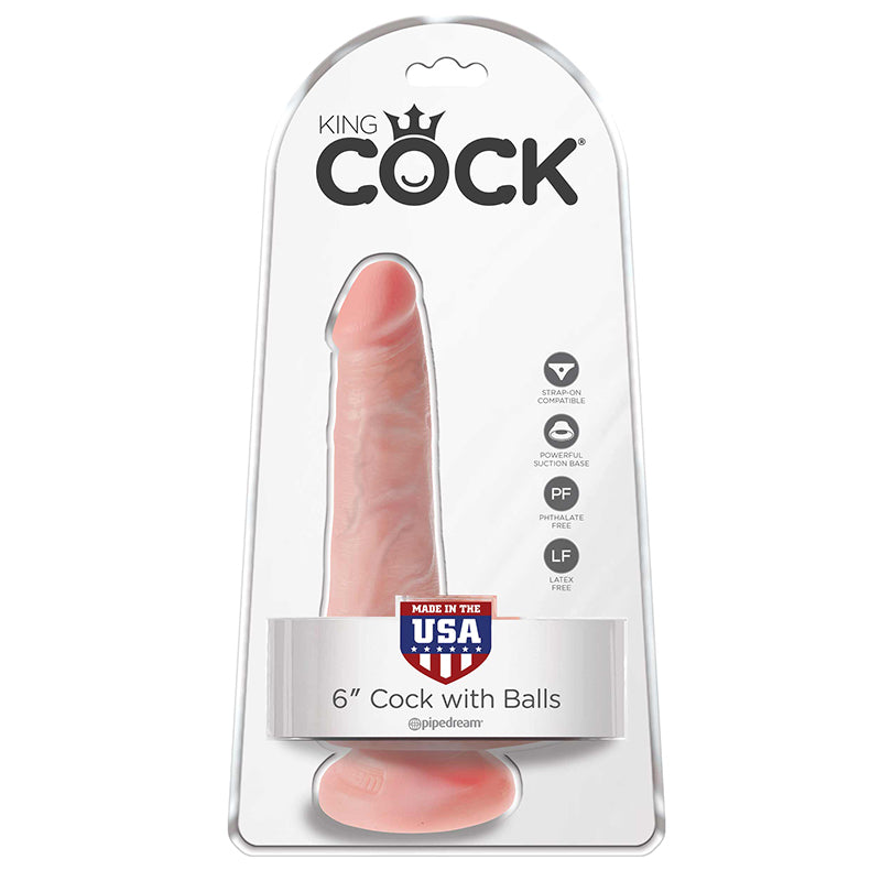 Pipedream Products King Cock 6 Cock with Balls