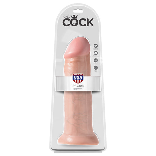 Pipedream Products  King Cock 12 Cock Beige