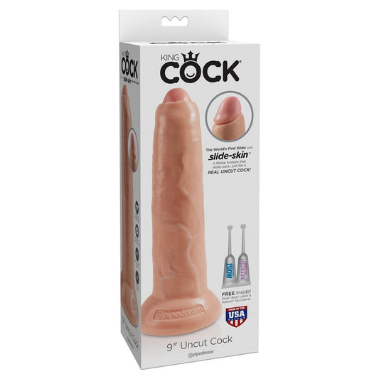 Pipedream Products King Cock 9" Uncut Beige