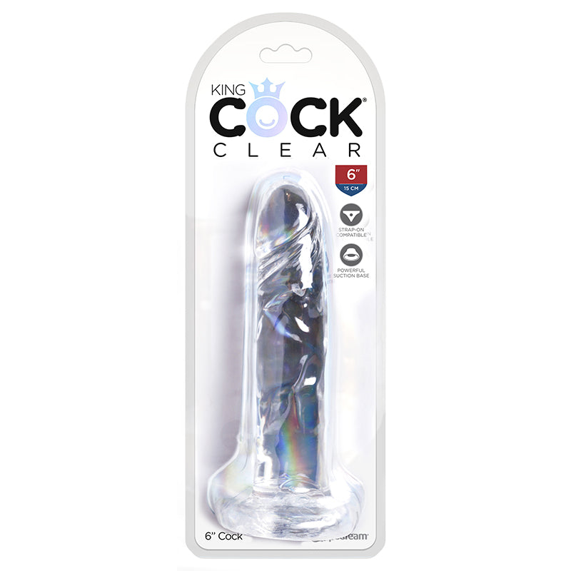 Pipedream Products  King Cock Clear 6" Cock