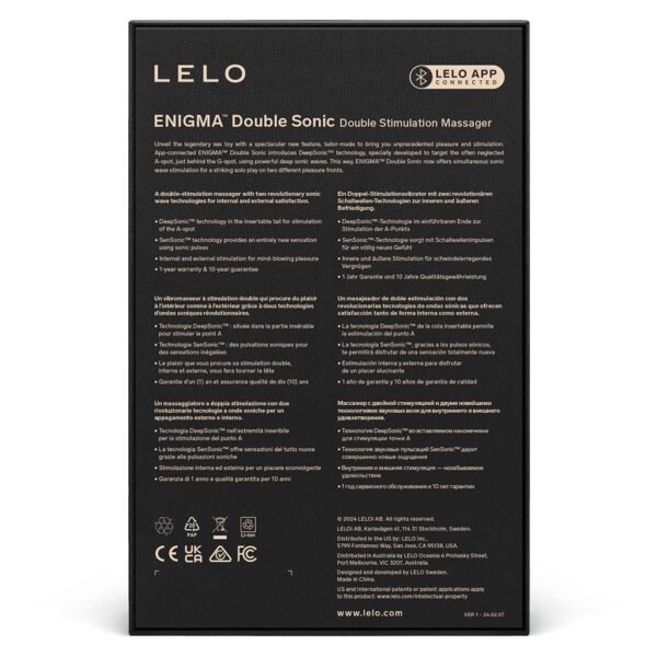 Lelo Enigma Double Sonic Black - Image 5