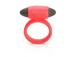 Tantus Vibrating Super Soft Cock Ring Red