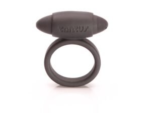 Tantus Vibrating Super Soft Cock Ring Black