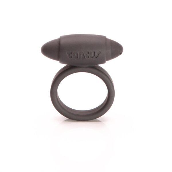 Tantus Vibrating Super Soft Cock Ring Black