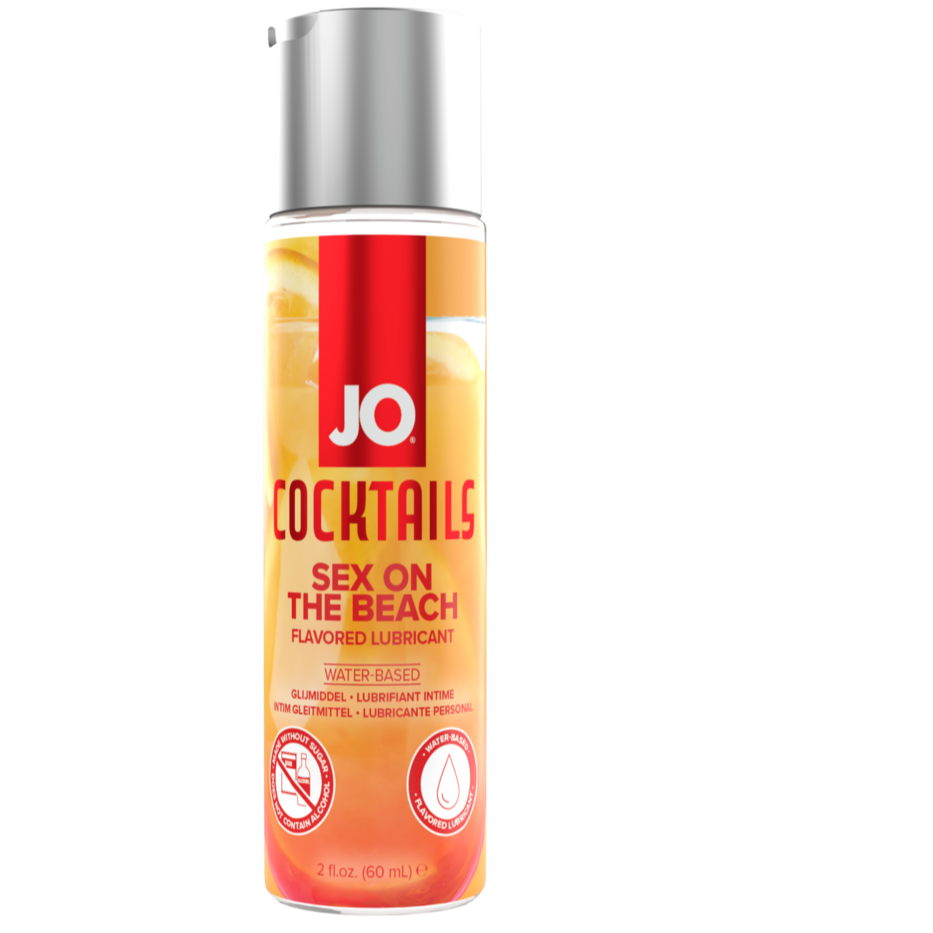 JO Cocktails - Sex on the Beach Flavored Lubricant - 2 floz 60 mL