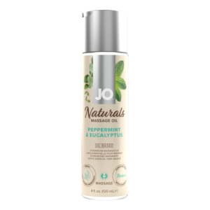 JO Naturals - Peppermint & Eucalyptus - Massage 4 floz / 120 mL