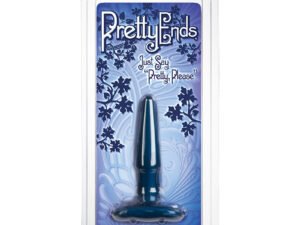 Doc Johnson Pretty Ends Iridescent Butt Plug Small Midnight Blue