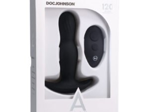 Doc Johnson Play Expander Silicone Anal Plug Black - 120 Sensation