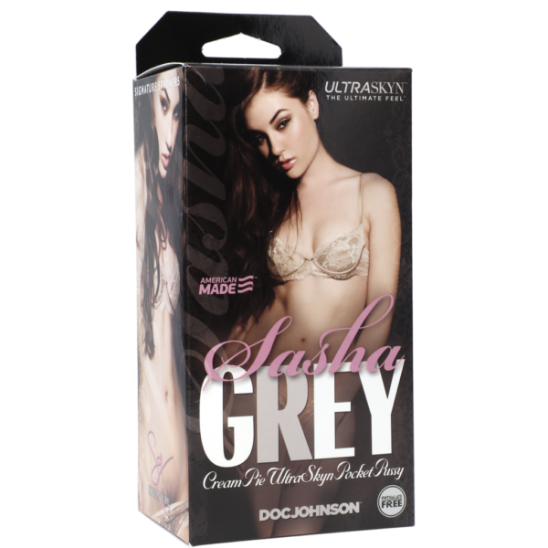Doc Johnson Signature Strokers Sasha Grey Cream Pie Pocket Pussy