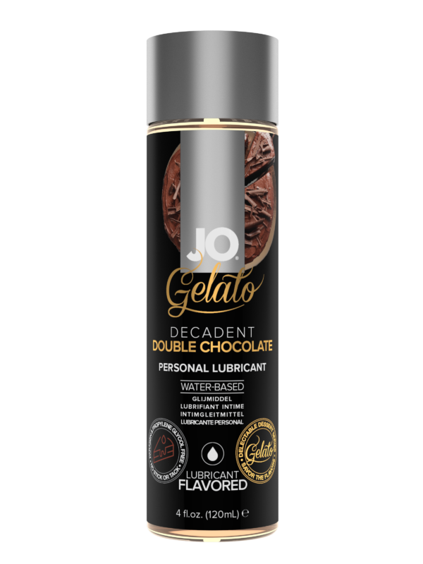 JO Gelato - Decadent Double Chocolate - Lubricant 4 floz / 120 mL - Image 2