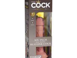 Pipedream Products King Cock Elite 6” Silicone Cock Light