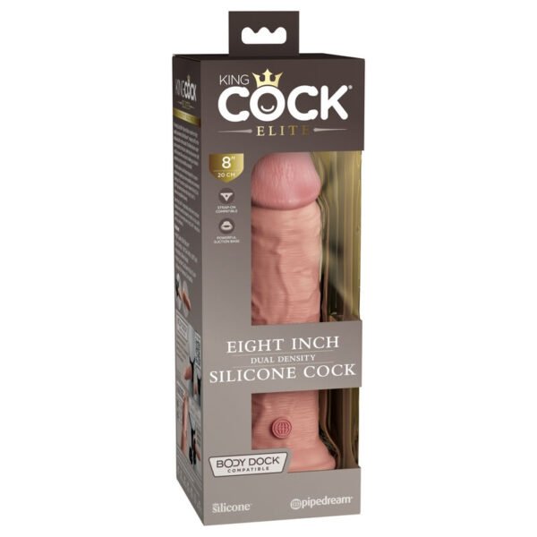 Pipedream ProductsKing Cock Elite 8” Silicone Cock Light