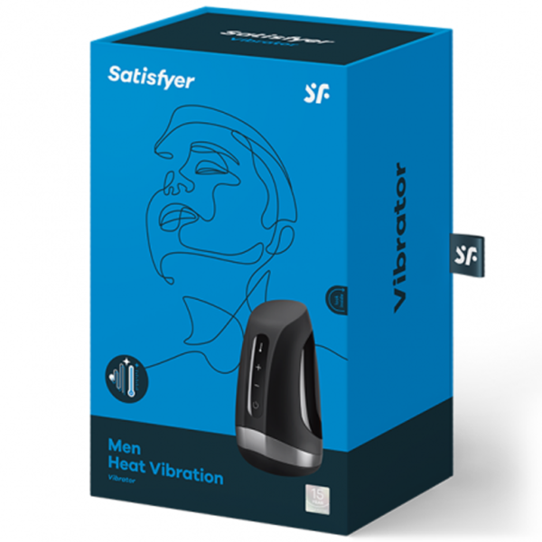 Satisfyer Men Heat Vibration - Black - Image 2