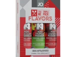 JO Tri-Me Triple Pack - Flavors - Various - Lubricant 1 floz / 30 mL