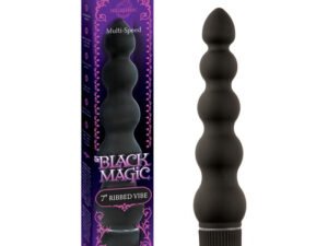 Doc Johnson Black Magic 7 Ribbed Vibe