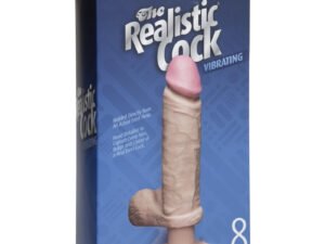 Doc Johnson Vibro 8" Realistic Cock Vanilla