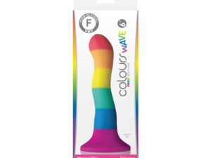 NS Novelties Colours Pride Edition 6" Rainbow Wave Dildo