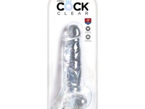 Pipedream Products King Cock Clear 8" Cock With Balls