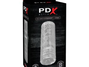 PDX Elite EZ Grip Stroker Clear