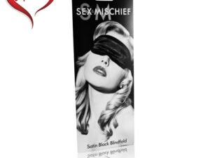 Sportsheets Satin Blindfold Black