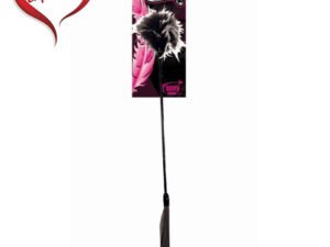 Sportsheets Whip & Tickler  Black/White