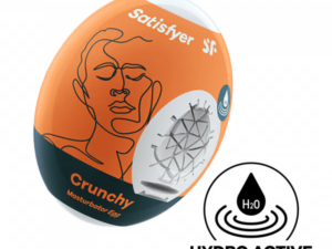 Satisfyer Masturbator Egg Single (Crunchy) Orange