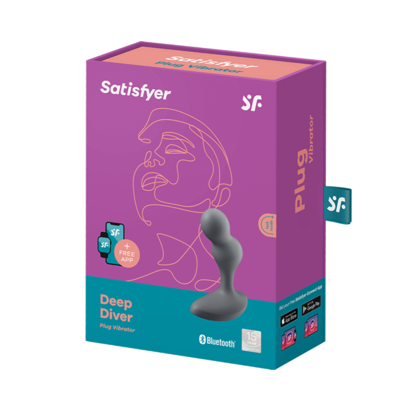 Satisfyer Deep Diver Connect App - Grey - Image 2