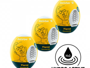 Satisfyer Masturbator Egg 3 Set (Fierce) Yellow