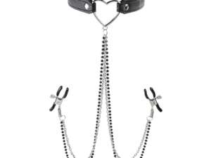 Sex & Mischief Amor Collar with Nipple Jewelry