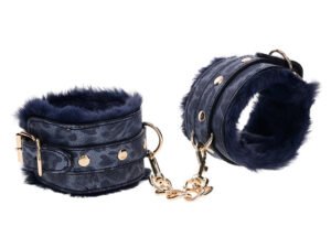 Sex & Mischief Cougar Fur Handcuffs