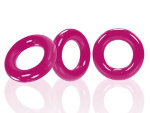 Oxballs WILLY RINGS, 3-pack HOT PINK