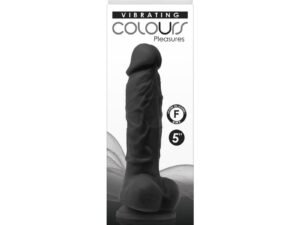NS Novelties Colours 5" Vibrating Dildo Black